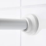 BOTAREN Shower curtain rod, white, 70-120 cm - Image 4