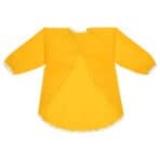 Bright yellow waterproof apron perfect for cooking, baking, and outdoor activities. Easy to wash and maintain.