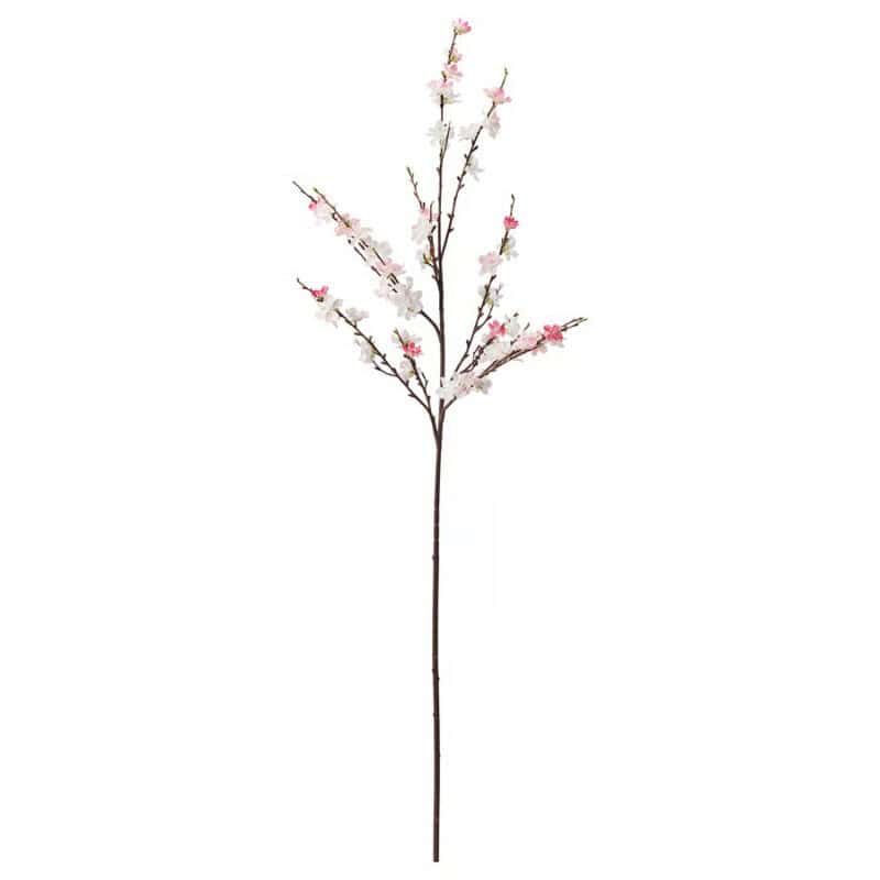 Artificial cherry blossom flower for home decor, wedding, or event arrangements.
