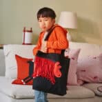 FÖSSTA Bag, horse/black red - Image 2