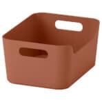 UPPDATERA Box, red-brown, 24x17 cm