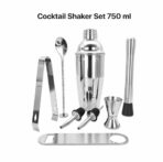 Premium Stainless Steel Bar Tools Cocktail Shaker Set for Professional & Home Bartending - Image 3