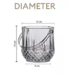 BREWISH Crystal Acrylic Ice Bucket Bar Ktv Ice Storage Table Top Serve Portable Handheld Bekas Ais Akrilik - Image 4