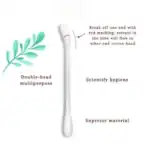 KOJIMA Pet Ear Cleanner Essential Oil Cotton Bud Cat Dog Straw Buds (40 Pcs) - Image 2