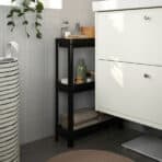 VESKEN Trolley, black, 54x18x71 cm - Image 2