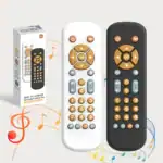 Music Mobile Phone Toy Silicone Remote Control Baby Early Educational Toy Newborn Electric Numbers English Learning Toys