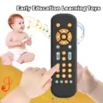 Music Mobile Phone Toy Silicone Remote Control Baby Early Educational Toy Newborn Electric Numbers English Learning Toys - Image 5