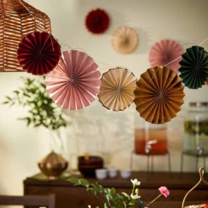 GOKVÄLLÅ Hanging decoration, set of 5, rounded/multicolour - Image 2