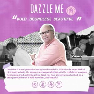 DAZZLE ME Mini Makeup Brush with Cap - Travel Friendly (Berus Solek) - Image 3
