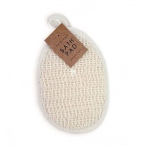 Natural Body Scrubber Linen Bath Pad