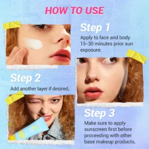 DAZZLE ME Attack On Sun! UV Protection Essence Sunscreen Gel SPF PA 50+ - Image 2