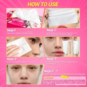 DAZZLE ME Acne Armor Remover Wipes 20's (Penanggal Mekap) - AHA-BHA Power proof cleanser & Acne-Prone Friendly - Image 2
