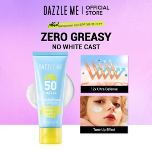DAZZLE ME Attack On Sun! UV Protection Essence Sunscreen Gel SPF PA 50+