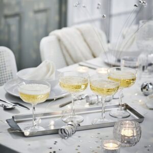 FRÖJDA Champagne coupe, clear glass, 20 cl - Image 2