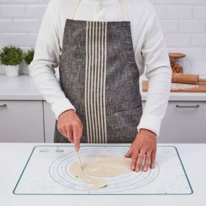 BAKTRADITION Baking mat, white/turquoise, 61x46 cm - Image 5