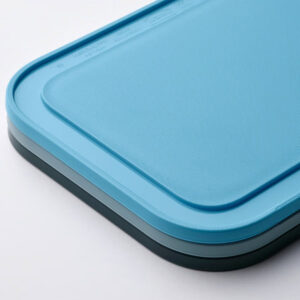 IKEA 365+ Chopping board, black-blue grey-blue/light blue, 22x16 cm - Image 4