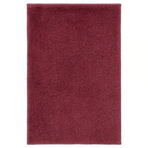 BACKMÅRA Bath mat, deep red, 40x60 cm