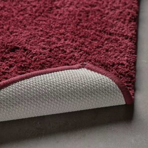 BACKMÅRA Bath mat, deep red, 40x60 cm - Image 4