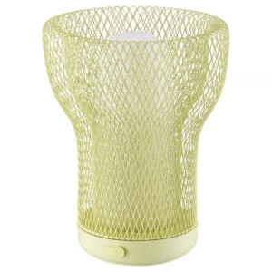 SOLVINDEN LED decorative table lamp, mesh battery-operated/outdoor light green