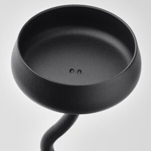 SILVERPÄRON Pillar candle holder, black, 24 cm - Image 4