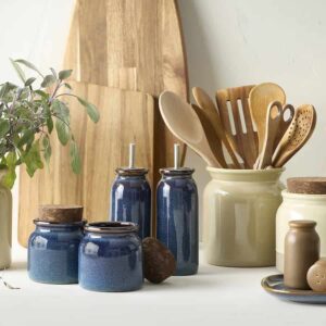 BRUGDHAJ Jar with lid, beige, 1 l - Image 4