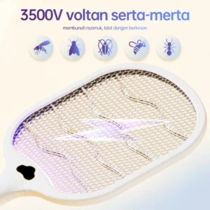 2 in1 1200mAh - 3500V Mosquito Killer Racket - Image 6