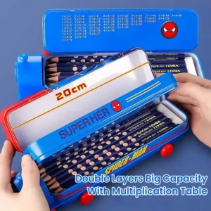 Disney Spider-man Creative Car Stationery Box Children's Pencil Case Student Pencil Sharpener School Supplies - Image 5