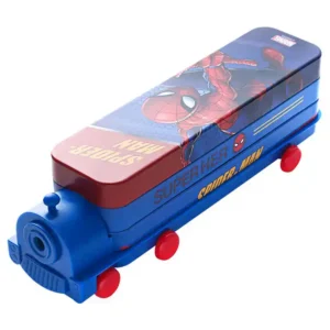 Disney Spider-man Creative Car Stationery Box Children's Pencil Case Student Pencil Sharpener School Supplies