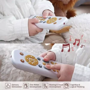 Music Mobile Phone Toy Silicone Remote Control Baby Early Educational Toy Newborn Electric Numbers English Learning Toys - Image 3