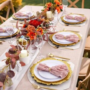 33cm Plastic Gold Decoration plate, Table Craft Chargers plate Dinner Wedding Party Event 1pcs - Image 4