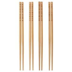 TREBENT Chopsticks 4 pairs, bamboo