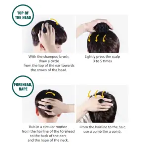 DASHU Daily Scalp Scaling Shampoo Brush (Deep Cleansing) - Image 4