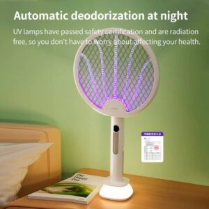 MiLife Foldable Mosquito Swatter B1 With Night Lamp & Digital Display 5-In-1 Mosquito Zapper Mosquito Racket Bug Zapper - Image 3