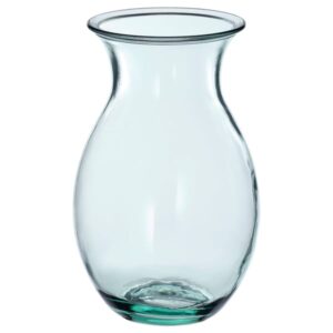 BERGKÖRSBÄR Vase, glass/green, 20 cm