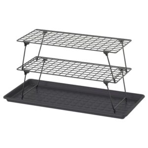 GREJIG / BAGGMUCK Hallway furniture, set of 6, grey