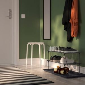 GREJIG / BAGGMUCK Hallway furniture, set of 6, grey - Image 3