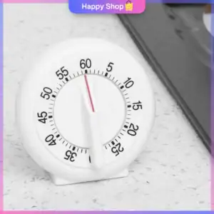 Kitchen Round Shape 60' Timer / Bakery Accessories/ Automatic Timer/ Mechanical Counter Alarm Clock Timer - Image 4