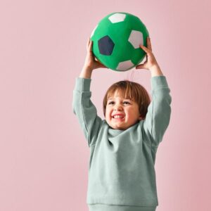 SPARKA Soft toy, football/green - Image 6