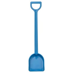 Blue SANDIG Spade toy for children, perfect for outdoor play.