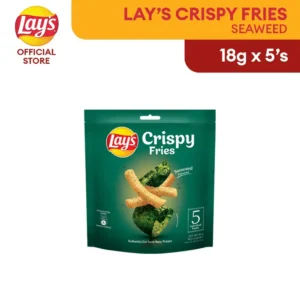 Lay's Crispy Seaweed Fries snack, 18g x 5 packs, perfect for online shopping.
