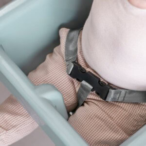 ANTILOP Highchair with tray, grey-blue/white - Image 5