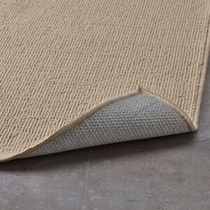 FINTSEN beige bath mat 40x60 cm for bathroom decor and comfort.