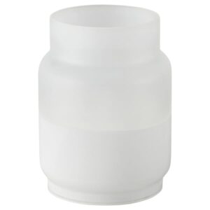 HJULMÖJA LED table decoration, glass/battery-operated white