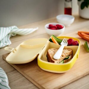 KAPTENSFISK Lunch box, yellow, 23x13x6 cm - Image 4