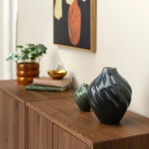 KORNSPARV Vase, green, 12 cm - Image 6