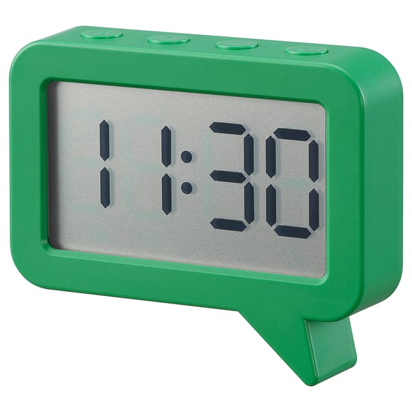 ljungpipare-clock-timer-green__1510570_pe1009951_s5(1) LJUNGPIPARE Clock/timer, green, 8x7 cm