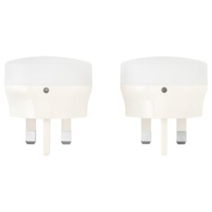 White MÖRKRÄDD LED nightlights with sensor for home use.