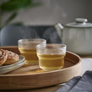Clear glass 29cl for tea, coffee, or beverages from OKDEALS.