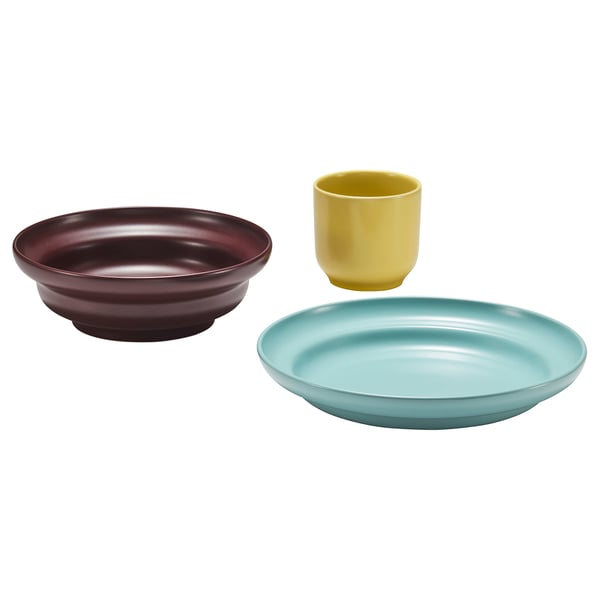 spjutlilja-3-piece-serving-set-mixed-colours__1467213_pe995702_s5(1) SPJUTLILJA 3-piece serving set, mixed colours