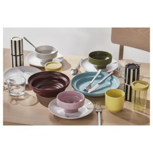 SPJUTLILJA 3-piece serving set, mixed colours - Image 7
